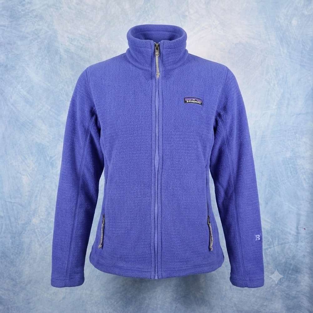Patagonia R2 Regulator Fleece Jacket Purple Womens Small Full Zip Polartec USA
